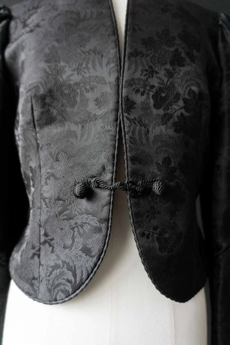 Vintage Blazer, viktorianisch mit Puffärmeln, M–L