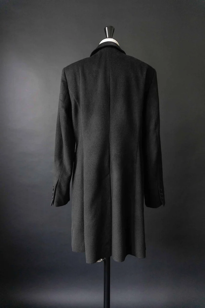 Vampy Kaschmirmantel UNGER Schwarz, S–M