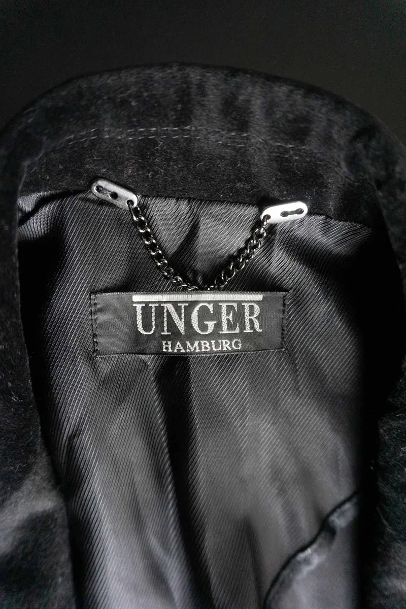 Vampy Kaschmirmantel UNGER Schwarz, S–M