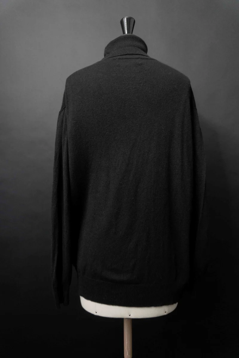 Vintage Rollkragenpullover Seide-Kaschmir, S–M