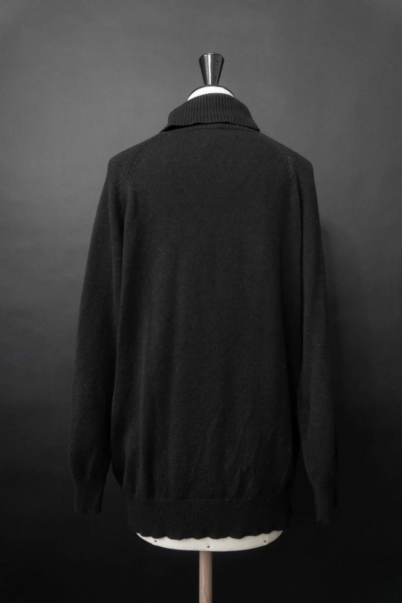 Vintage Rollkragenpullover Kaschmir-Seide, S–M