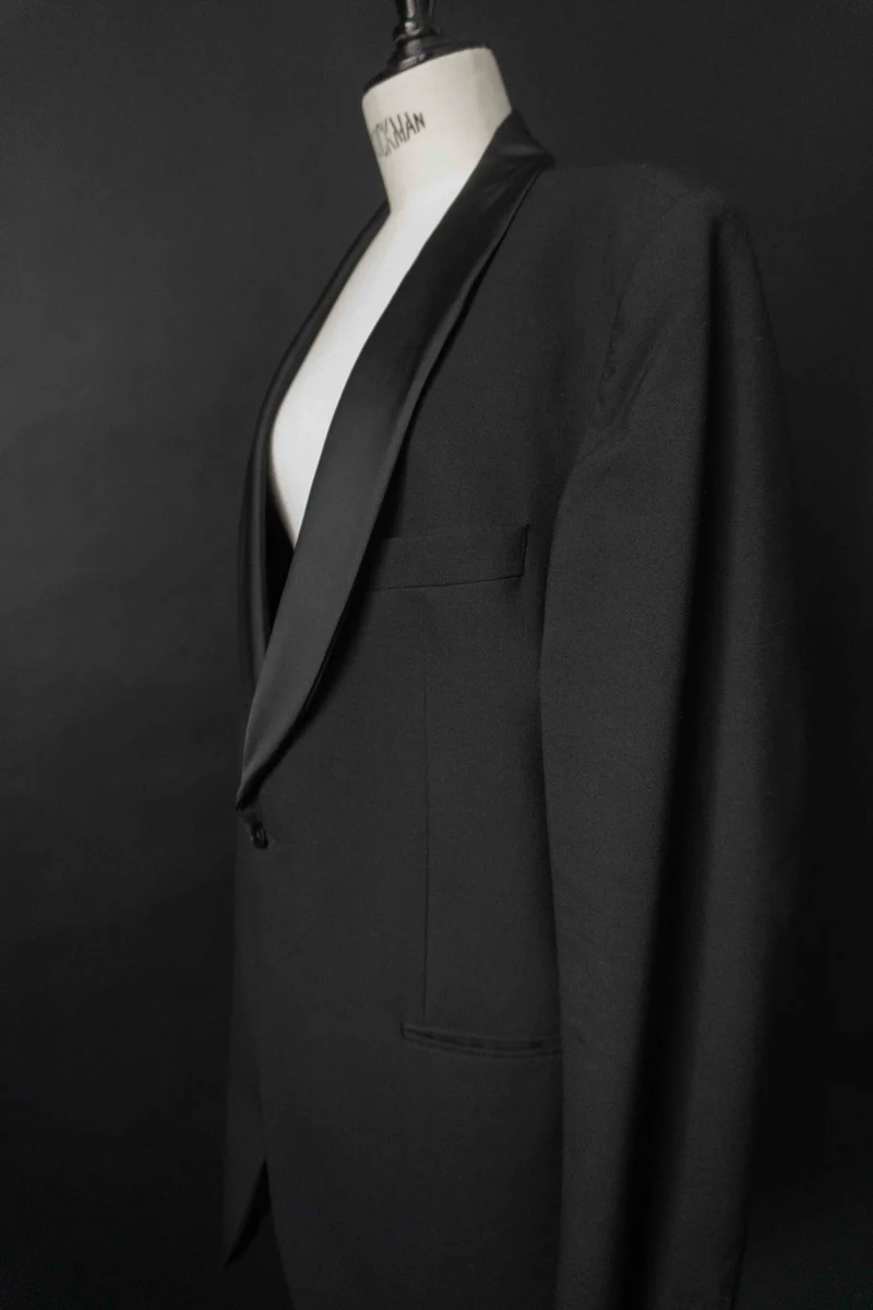 Vintage Smoking Blazer, Lucifer, M–L