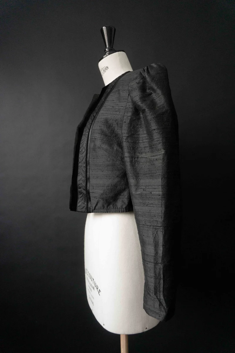 Vintage Witch Blazer Seide, S–M
