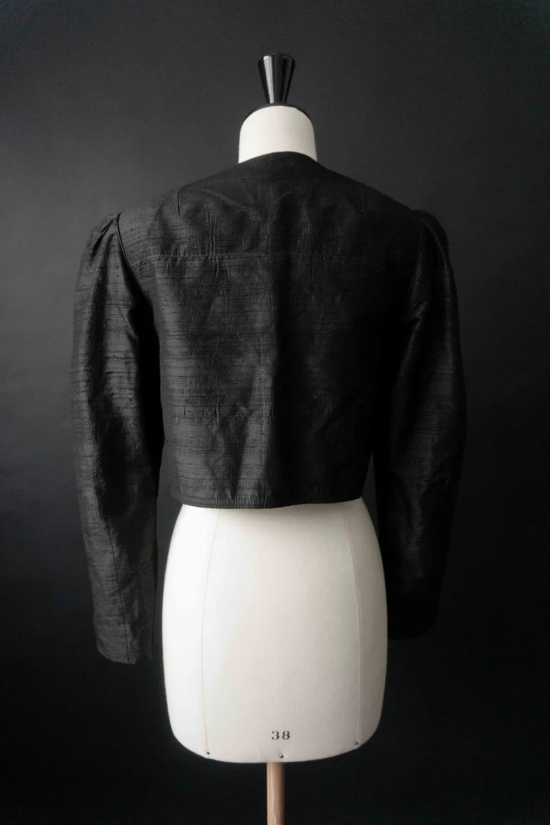 Vintage Witch Blazer Seide, S–M