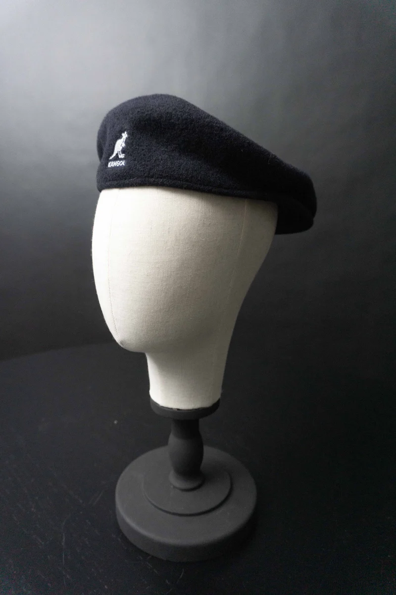 Vintage Kangol Schiebermütze, Navy, S