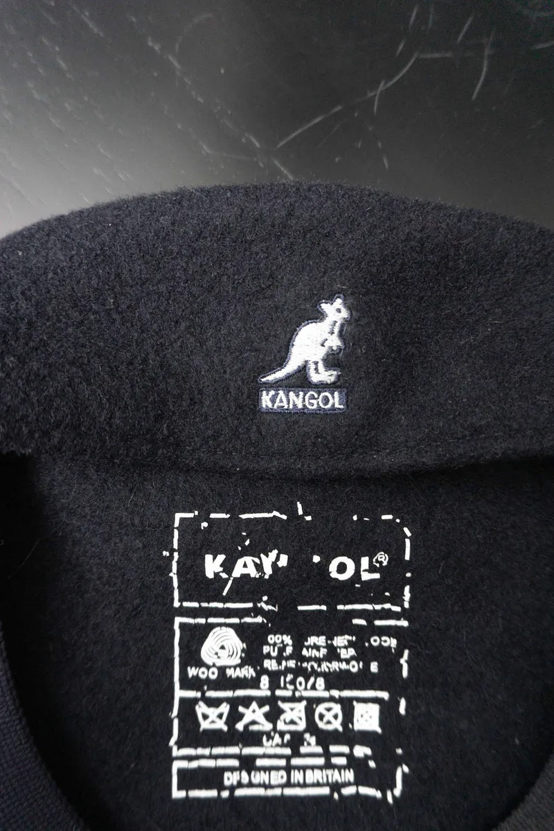 Vintage Kangol Schiebermütze, Navy, S