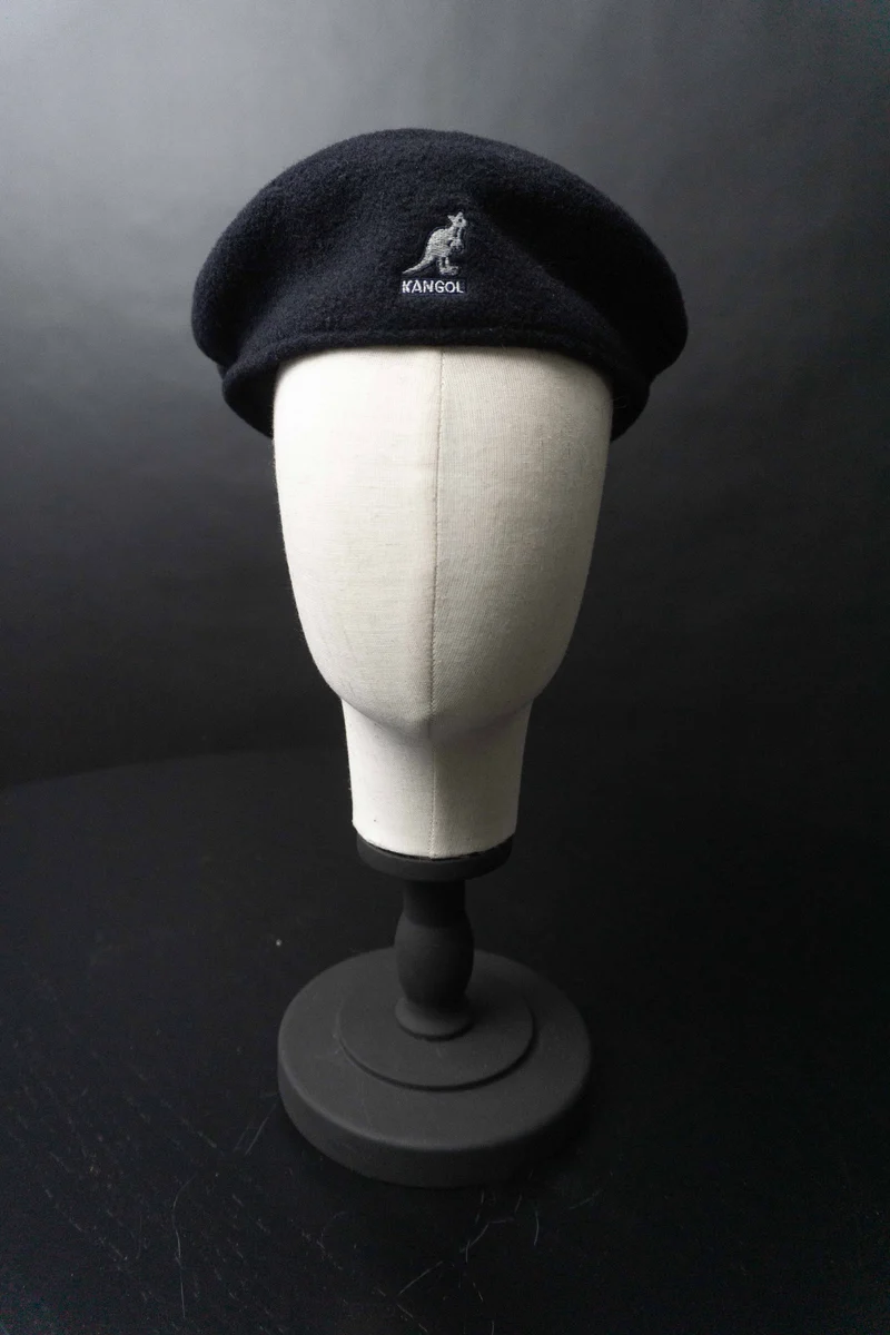 Vintage Kangol Schiebermütze, Navy, S