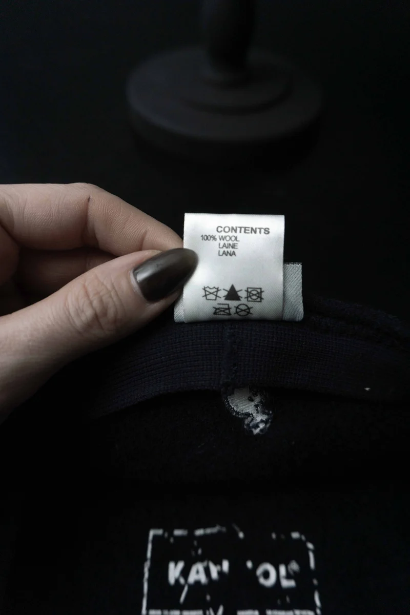 Vintage Kangol Schiebermütze, Navy, S