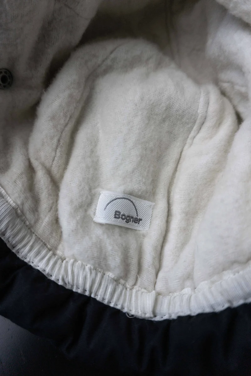 Vintage Bogner Fliegerkappe Navy,S