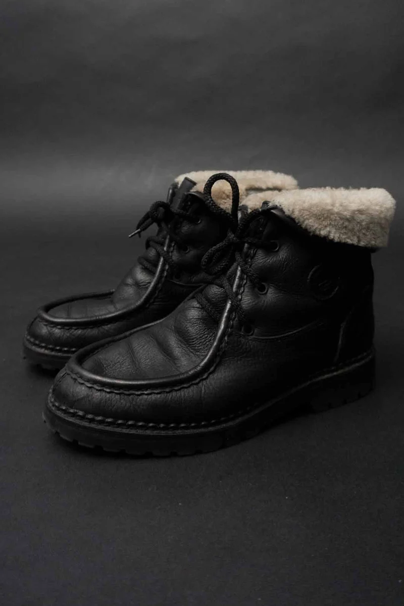 Vintage Shearling Boots 80s, 41