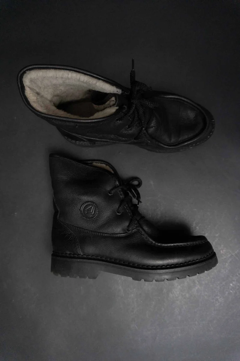Vintage Shearling Boots 80s, 41