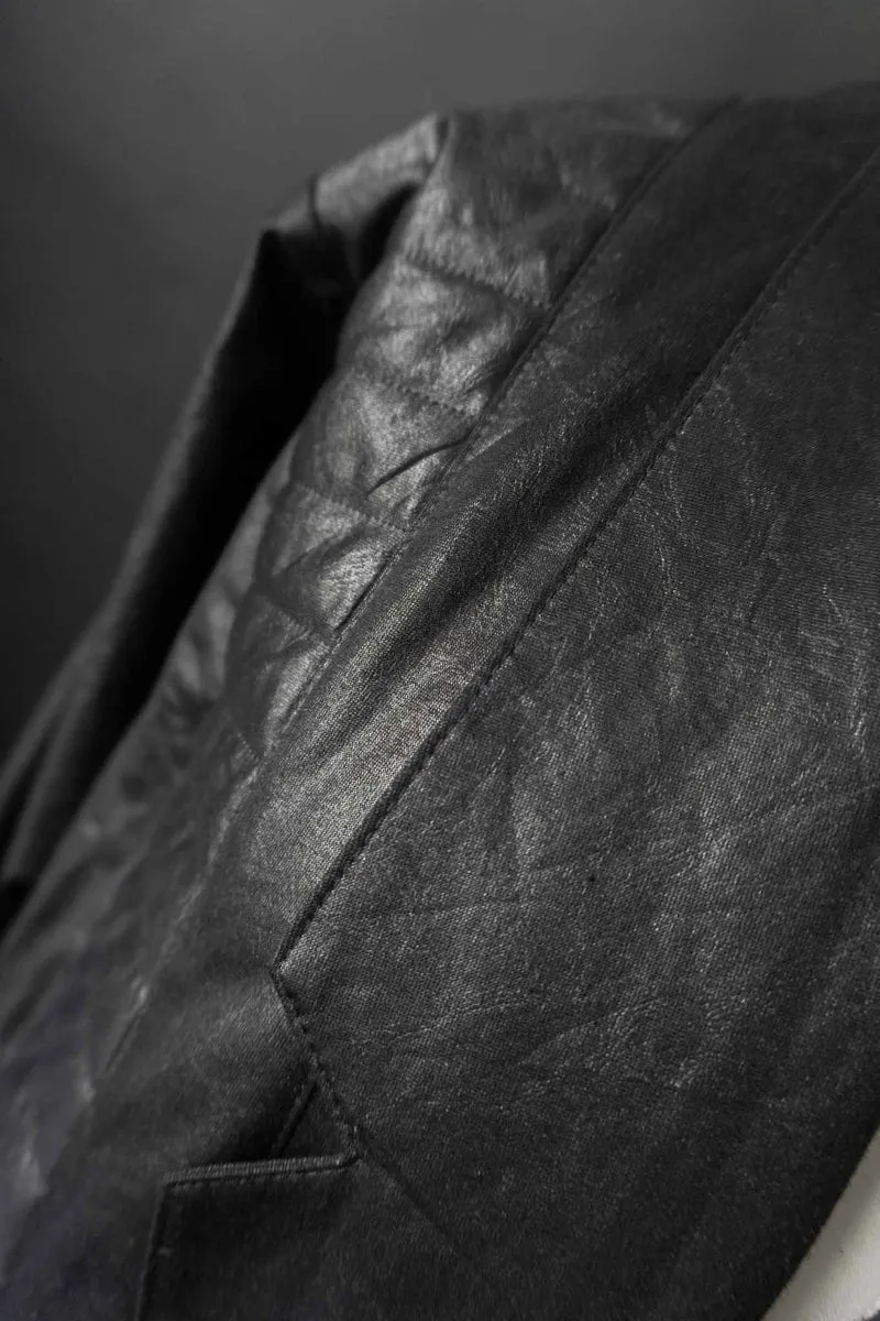 Vintage Blousonjacke Schwarz, M–L