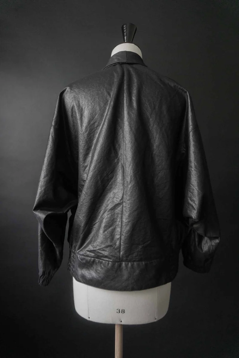 Vintage Blousonjacke Schwarz, M–L