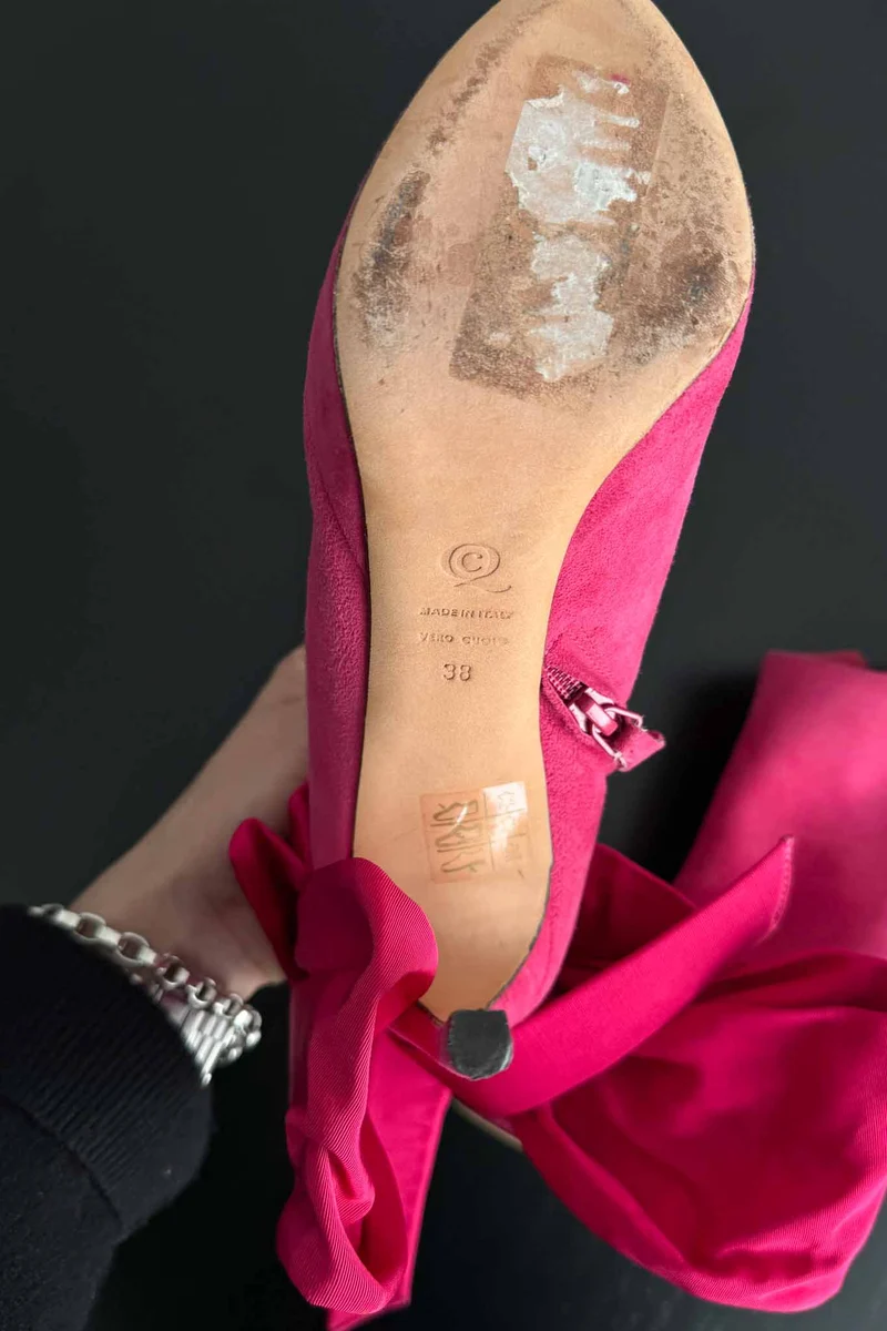 Alexander McQueen Heels pinkes Wildleder, 38