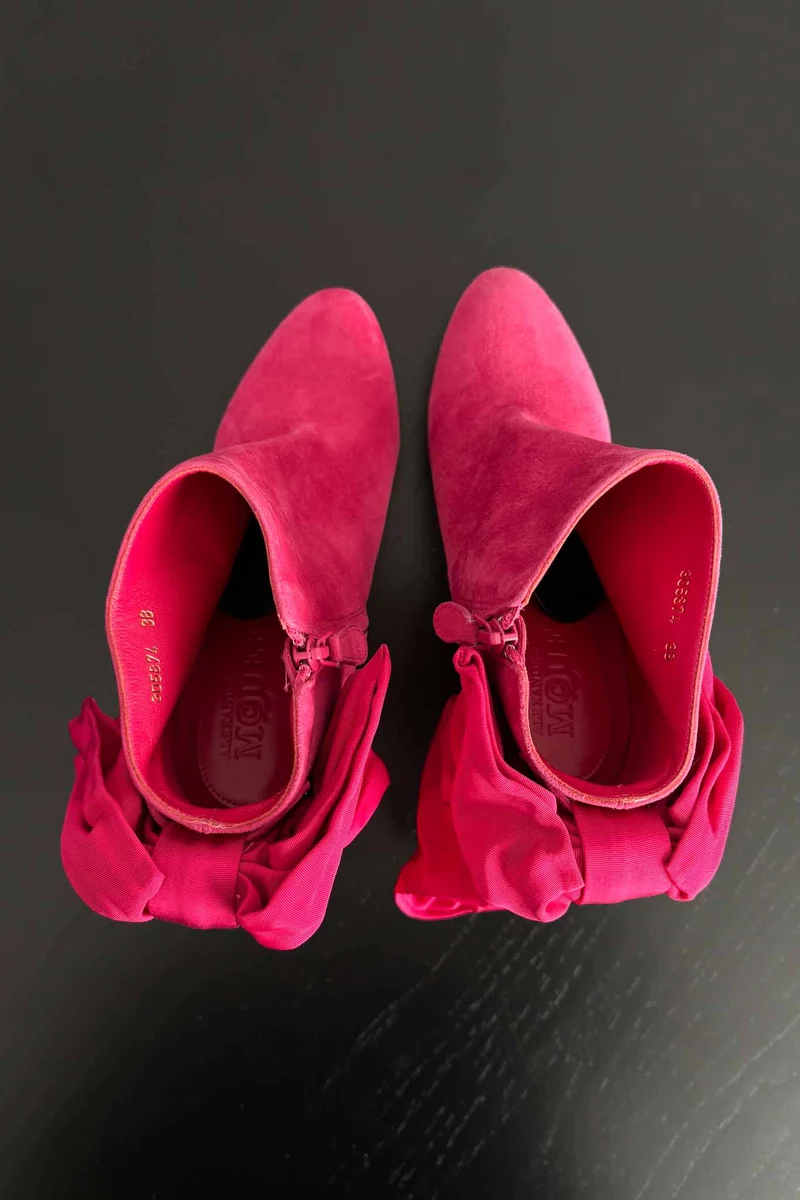Alexander McQueen Heels pinkes Wildleder, 38