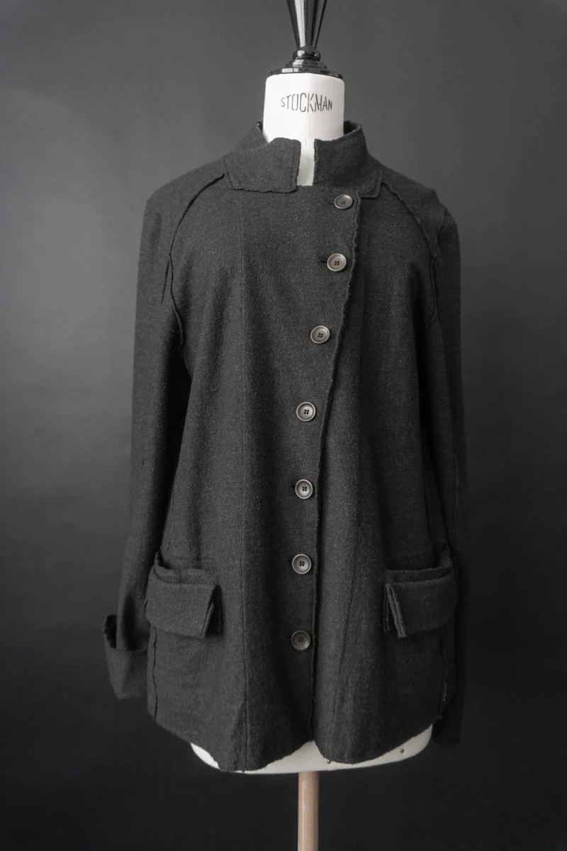 Vintage OSKA Strickjacke, Wolle, M–L