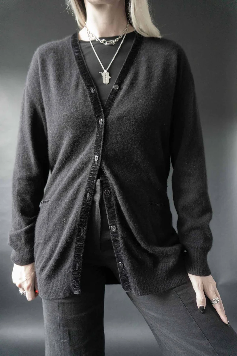 Vintage Strickjacke, Kaschmir, S–M