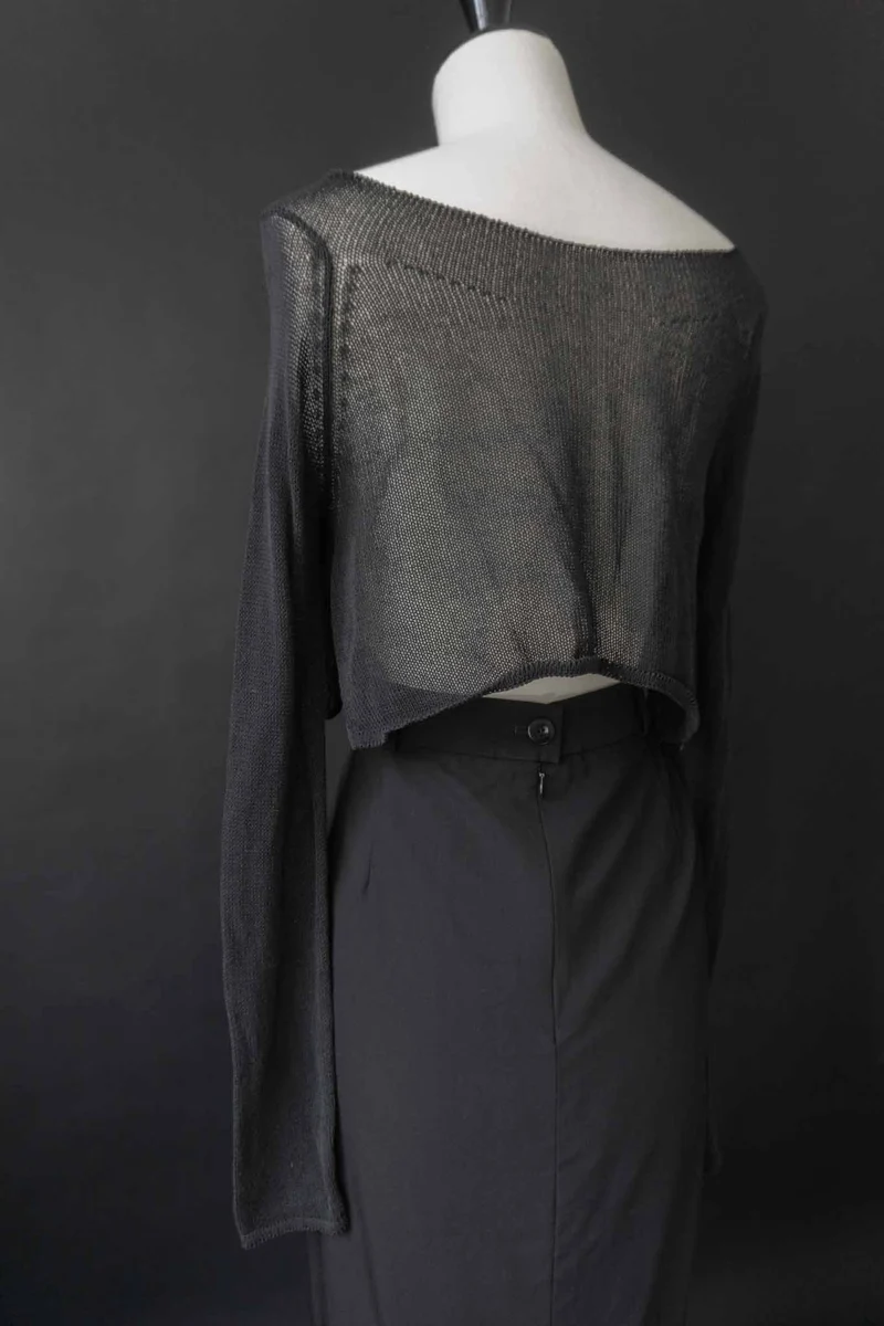 Vintage Pullover cropped, XS–S
