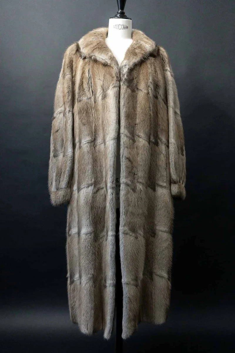Vintage 70s Pelzmantel, S–M