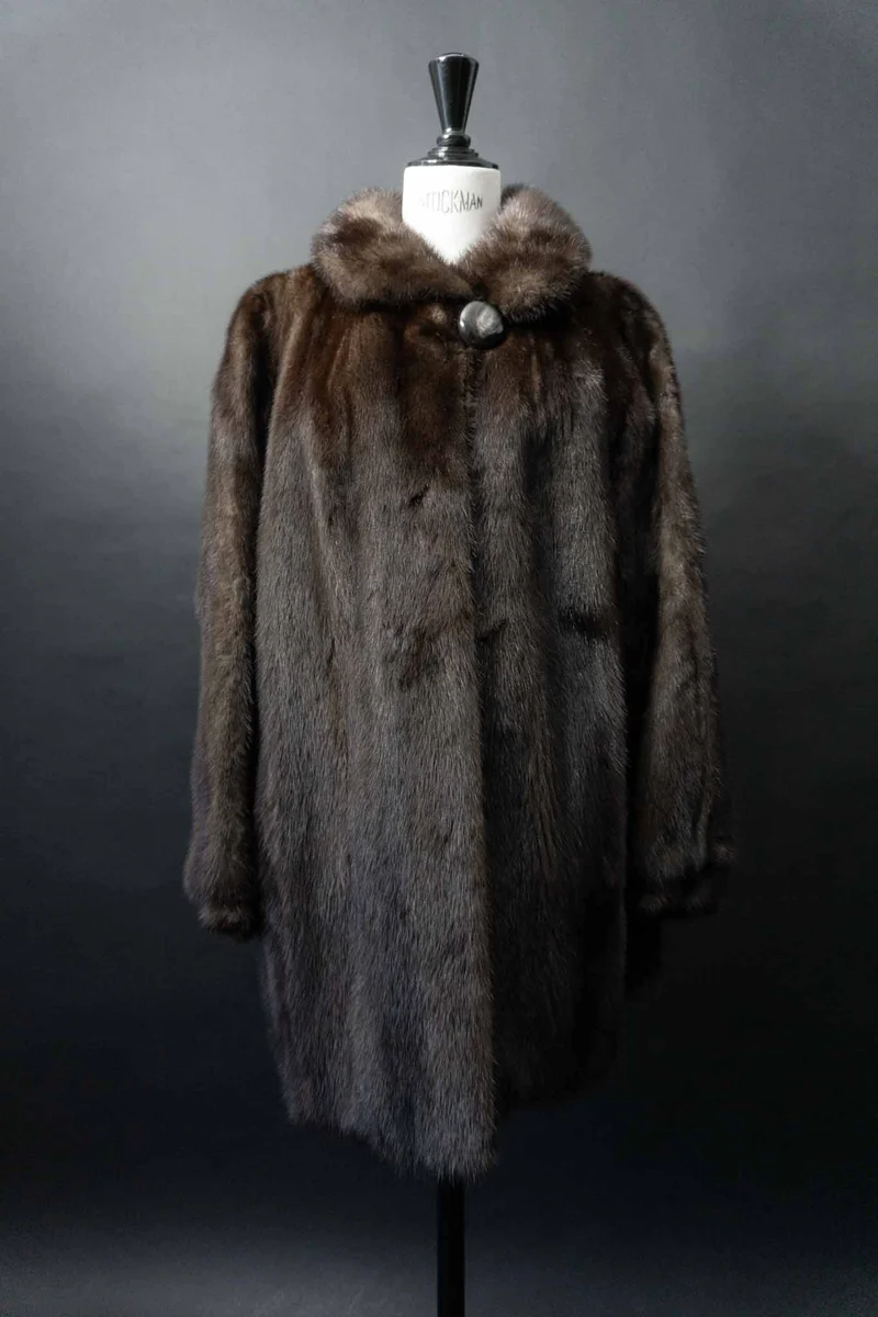 Vintage Nerzmantel, S–M