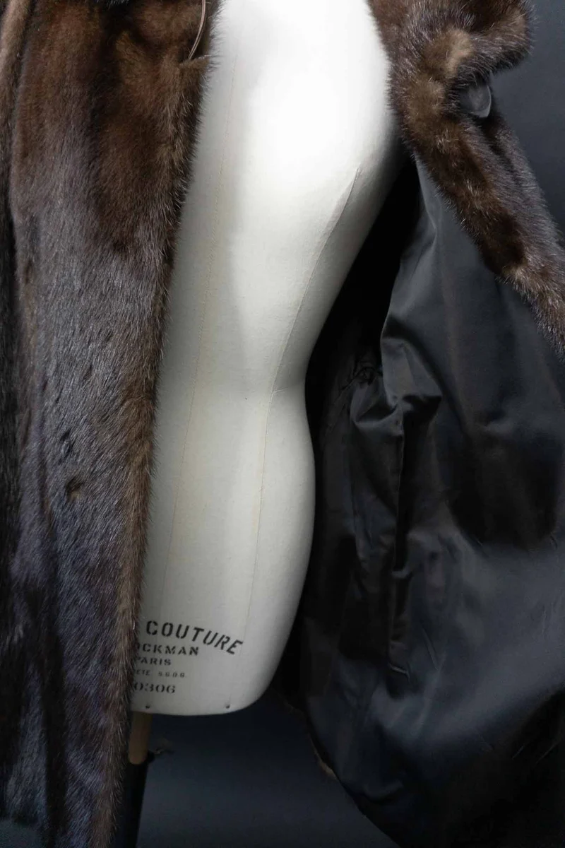 Vintage Nerzmantel, S–M