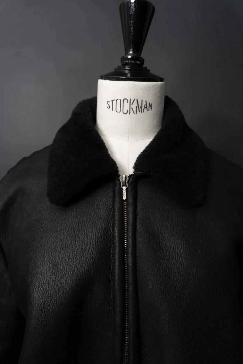 Vintage 90s Jil Sander Lammfelljacke, XS–M