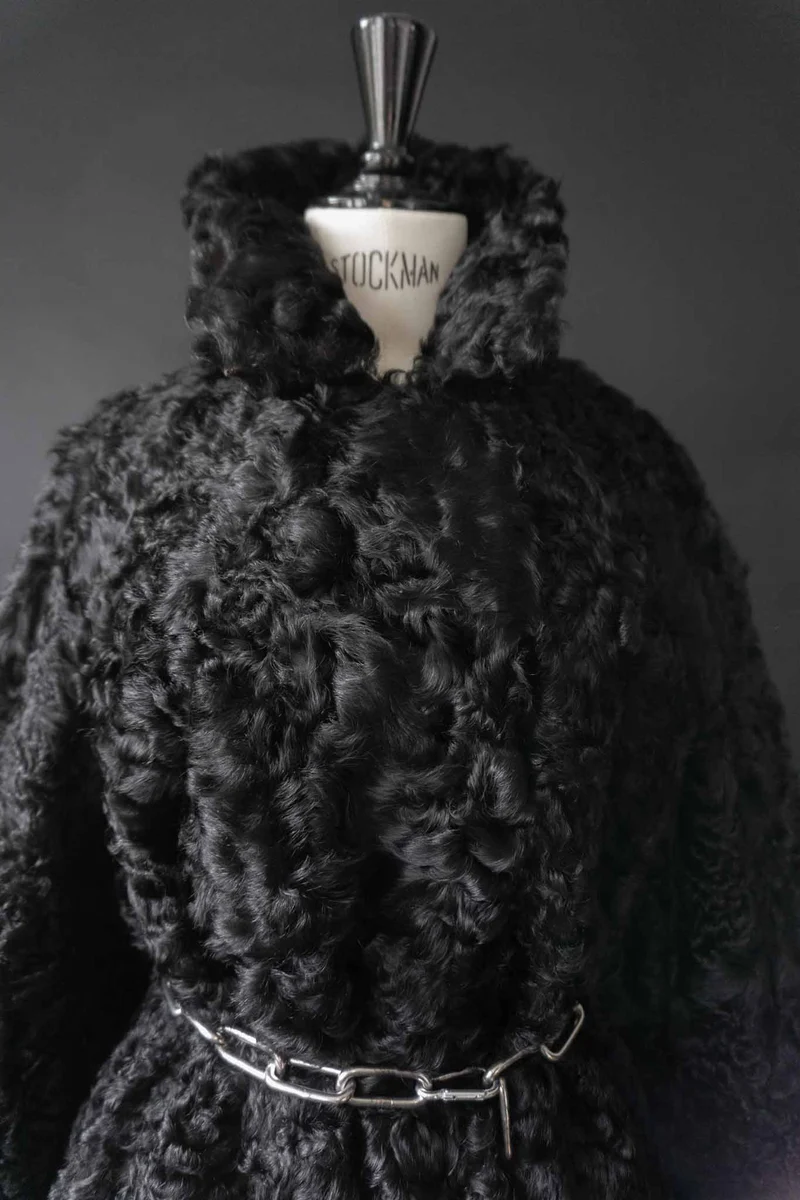 Vintage Lammfellmantel aus den 60er Jahren, XS–M