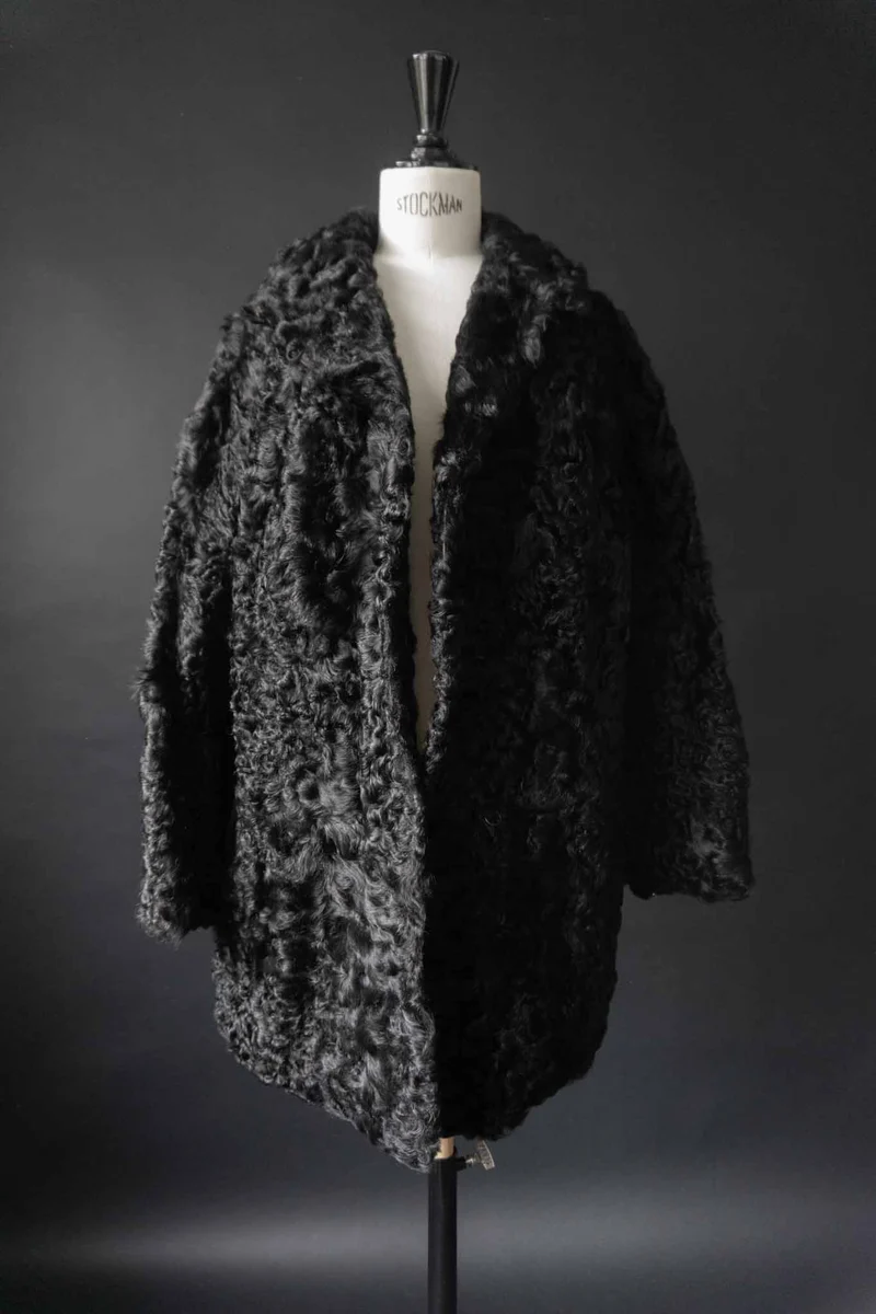 Vintage Lammfellmantel aus den 60er Jahren, XS–M