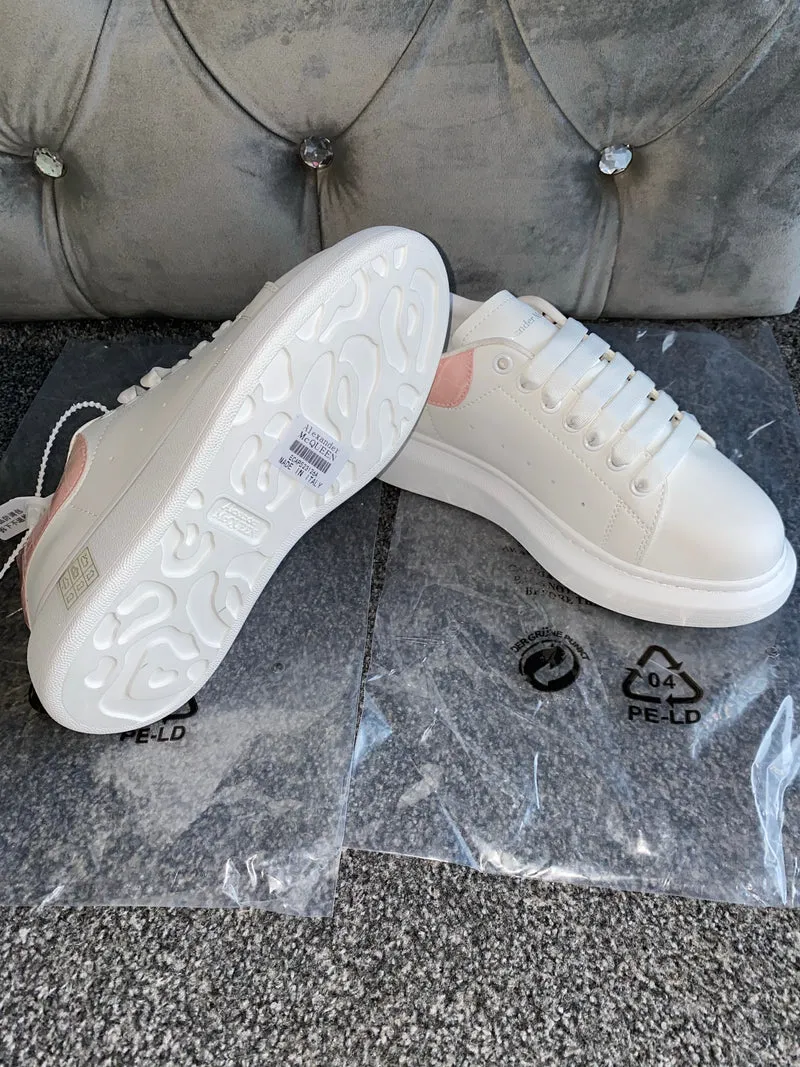 White & Pink Leather Queens