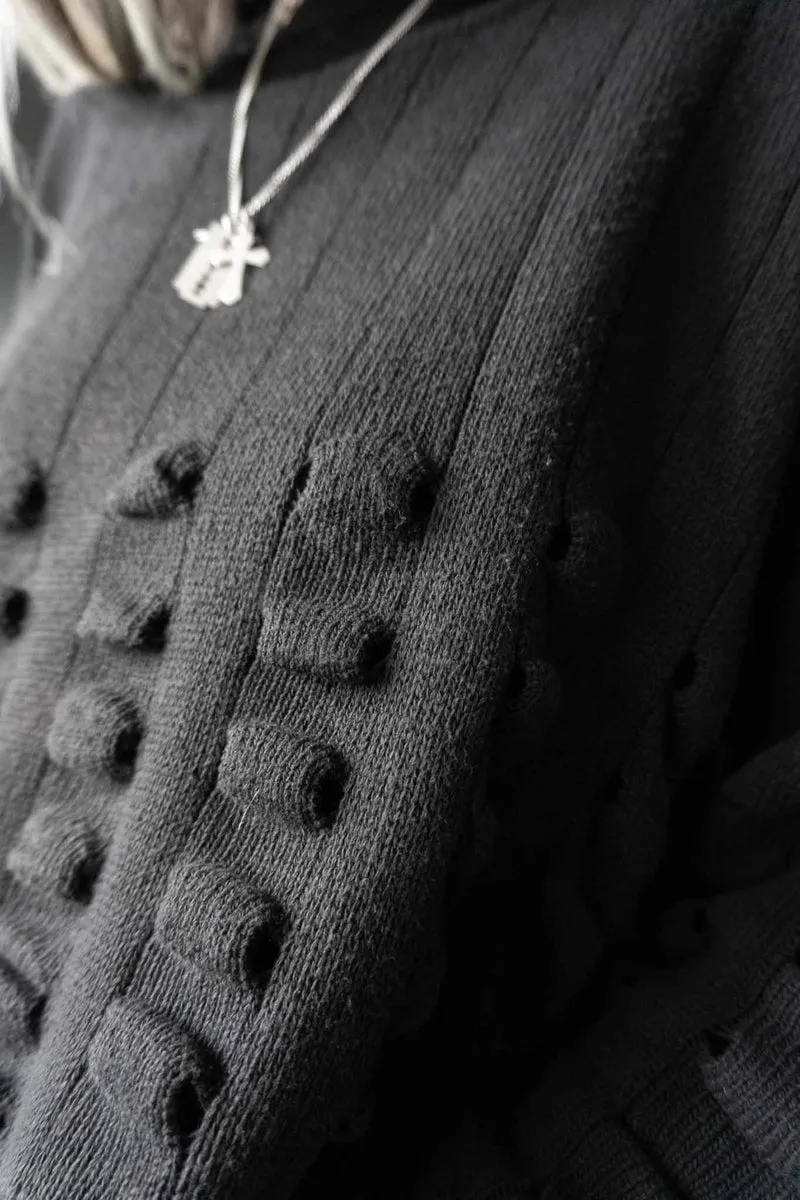 Vintage avantgarde Pullover boxy, M–L