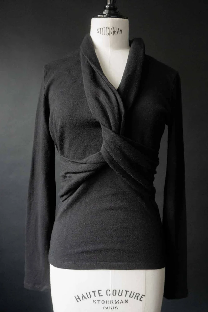 Vintage Blumarine Pullover – Schwarze Wolle