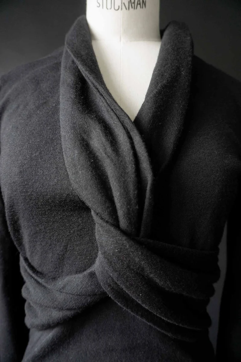 Vintage Blumarine Pullover – Schwarze Wolle