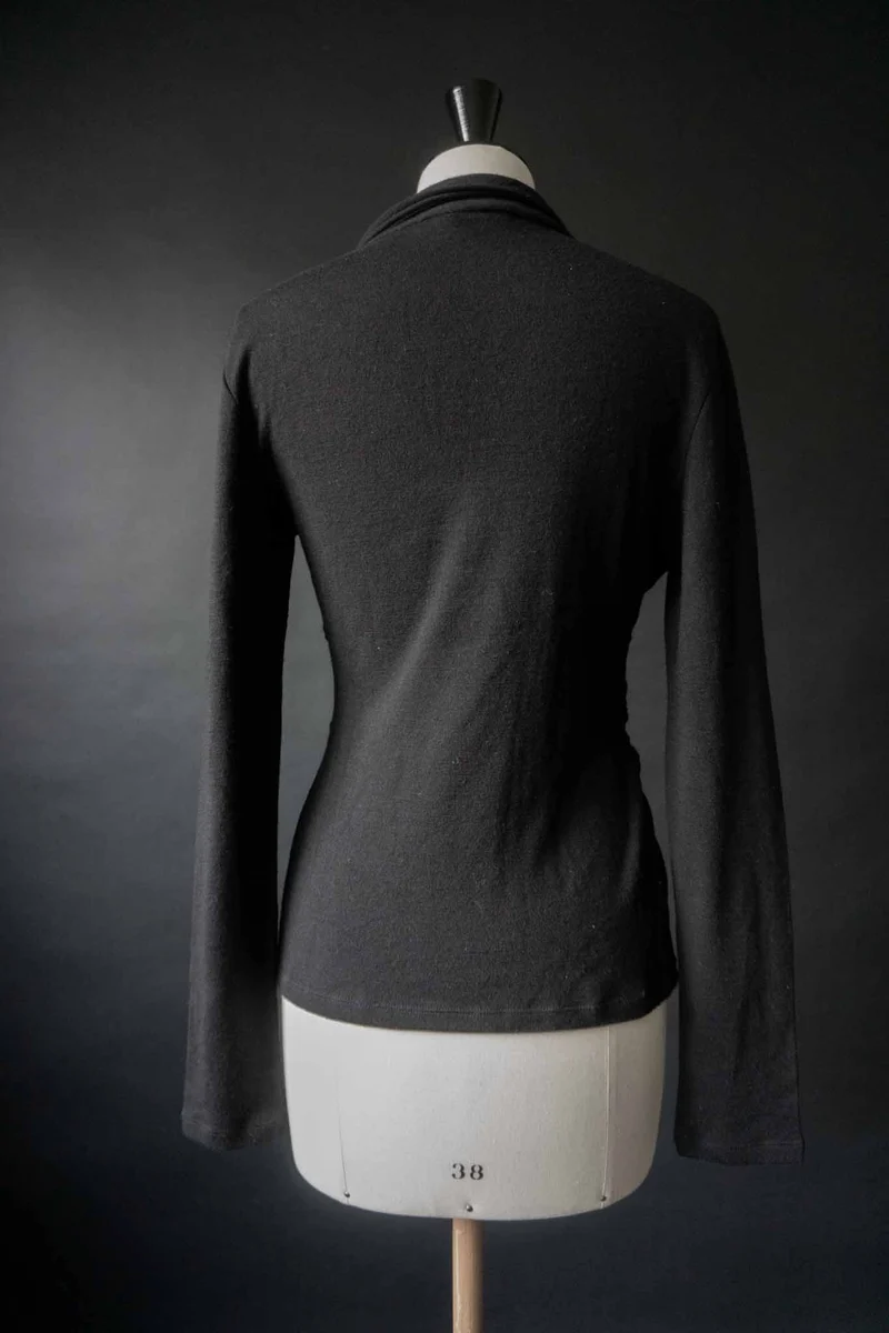Vintage Blumarine Pullover – Schwarze Wolle