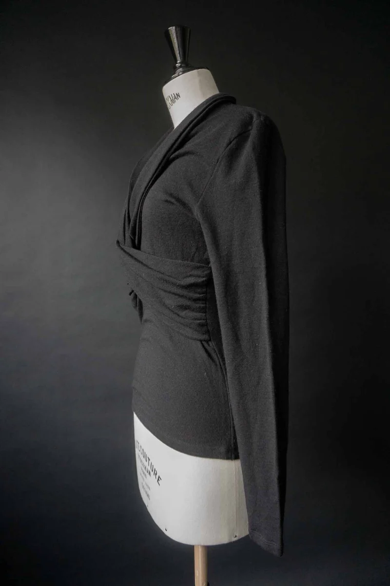 Vintage Blumarine Pullover – Schwarze Wolle