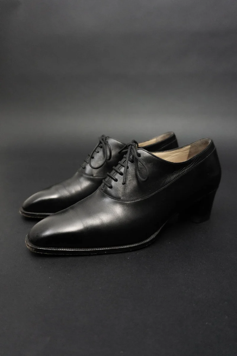 Schuhe Schwarz Leder 38/39