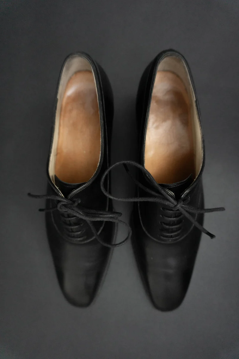 Schuhe Schwarz Leder 38/39