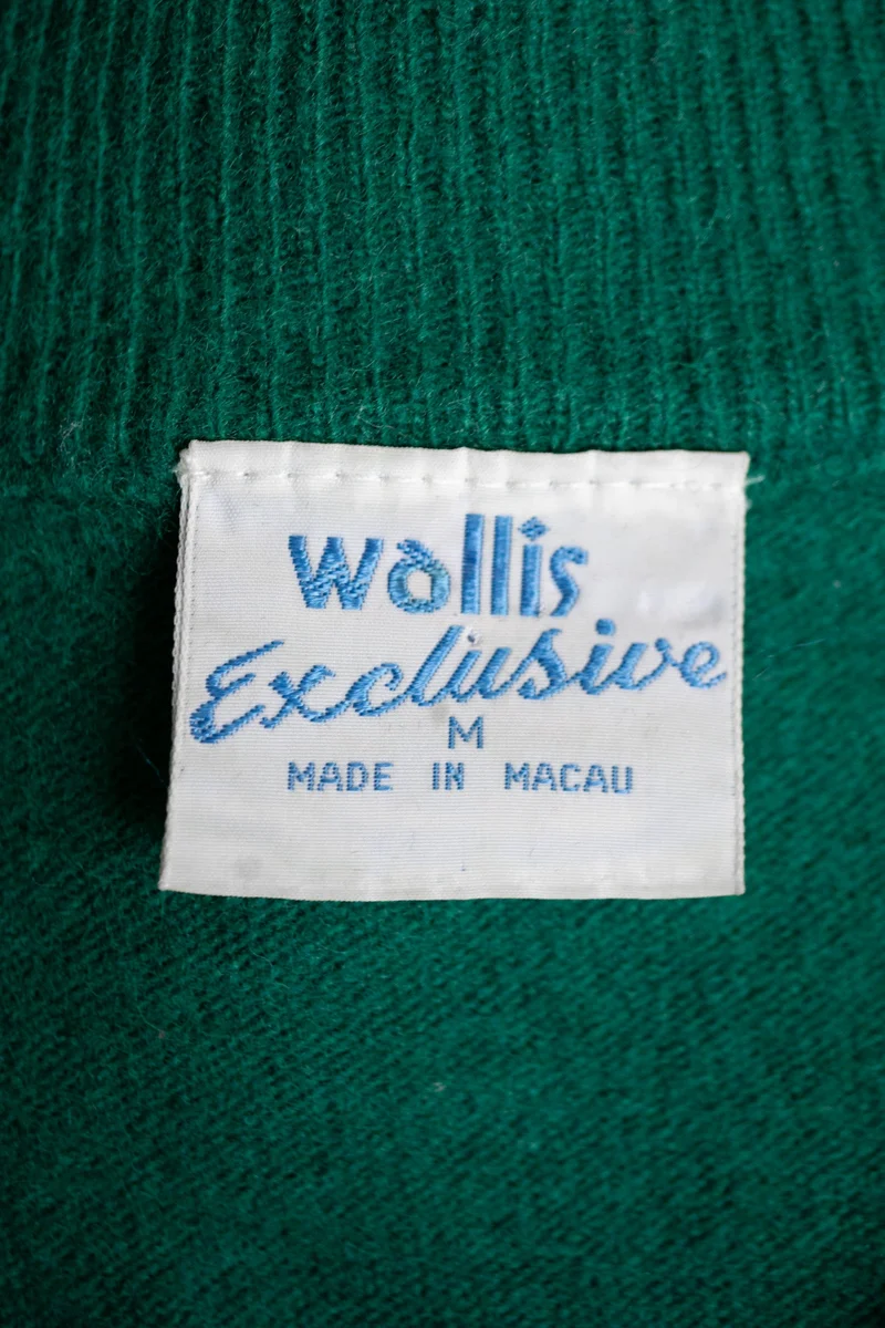 WALLIS Cardigan, Grün, Wolle, S–L