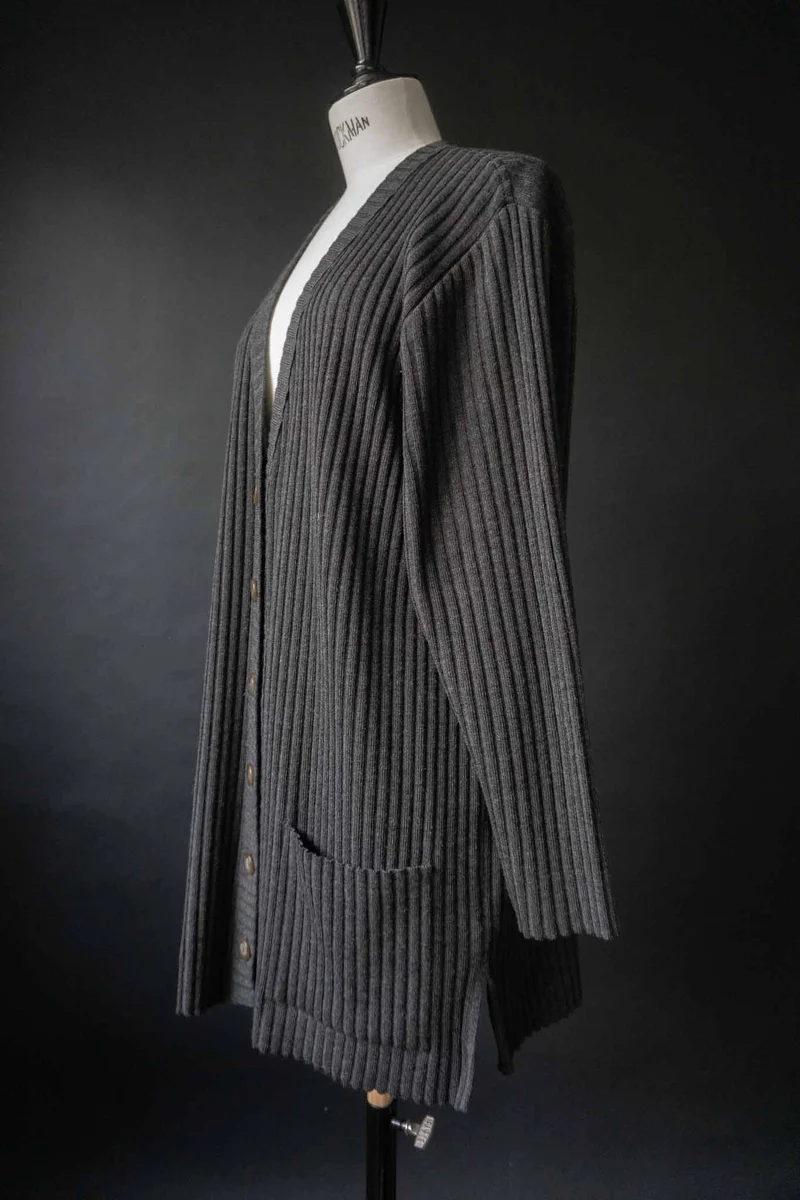 Vintage Basic Strickjacke