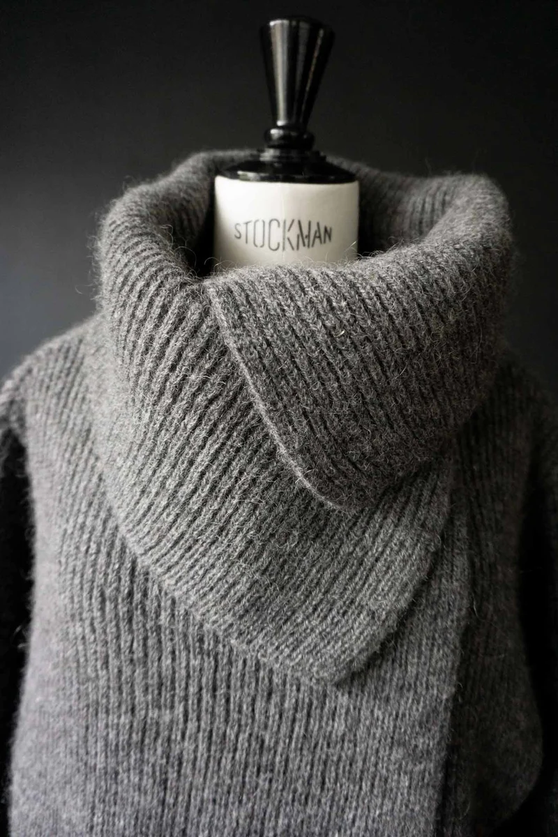 Vintage Wickel-Cardigan aus reiner Schurwolle (Dänemark), S–M