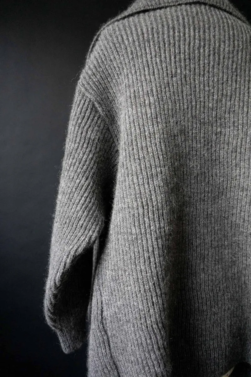 Vintage Wickel-Cardigan aus reiner Schurwolle (Dänemark), S–M