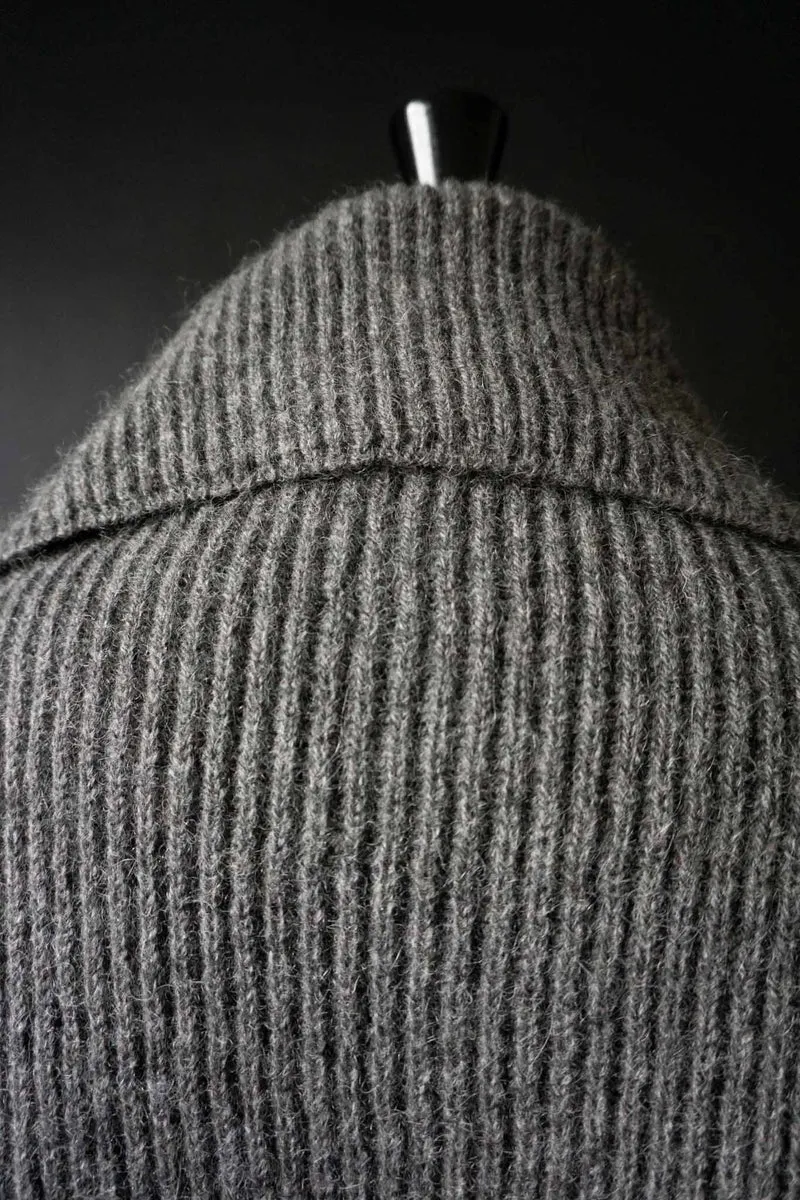 Vintage Wickel-Cardigan aus reiner Schurwolle (Dänemark), S–M