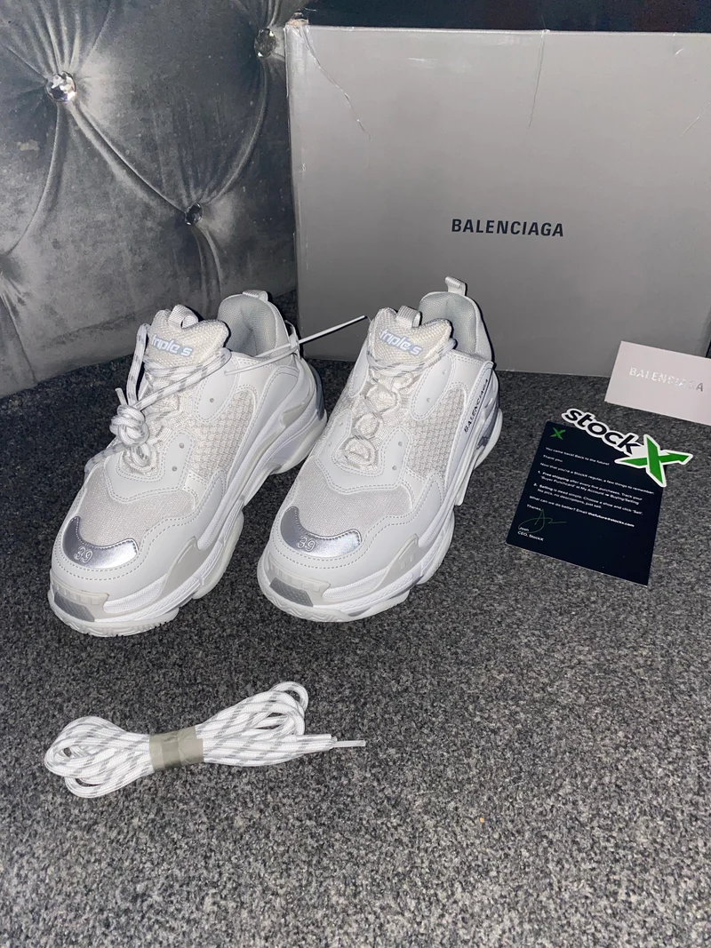 Triple Trainers - Light Grey