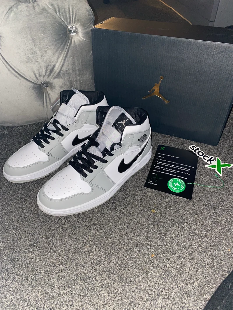 Grey & White Air Trainers