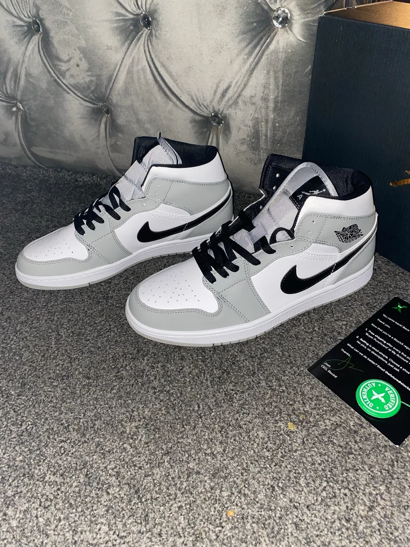 Grey & White Air Trainers