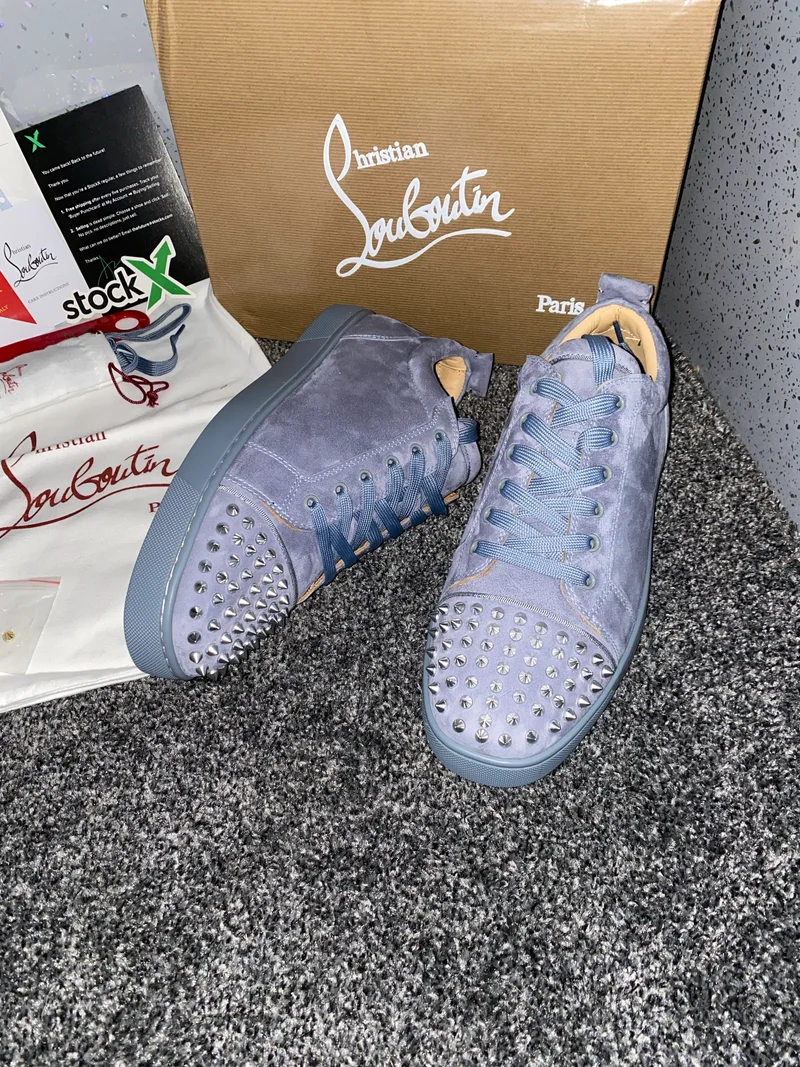 Dark Grey Studded Trainers