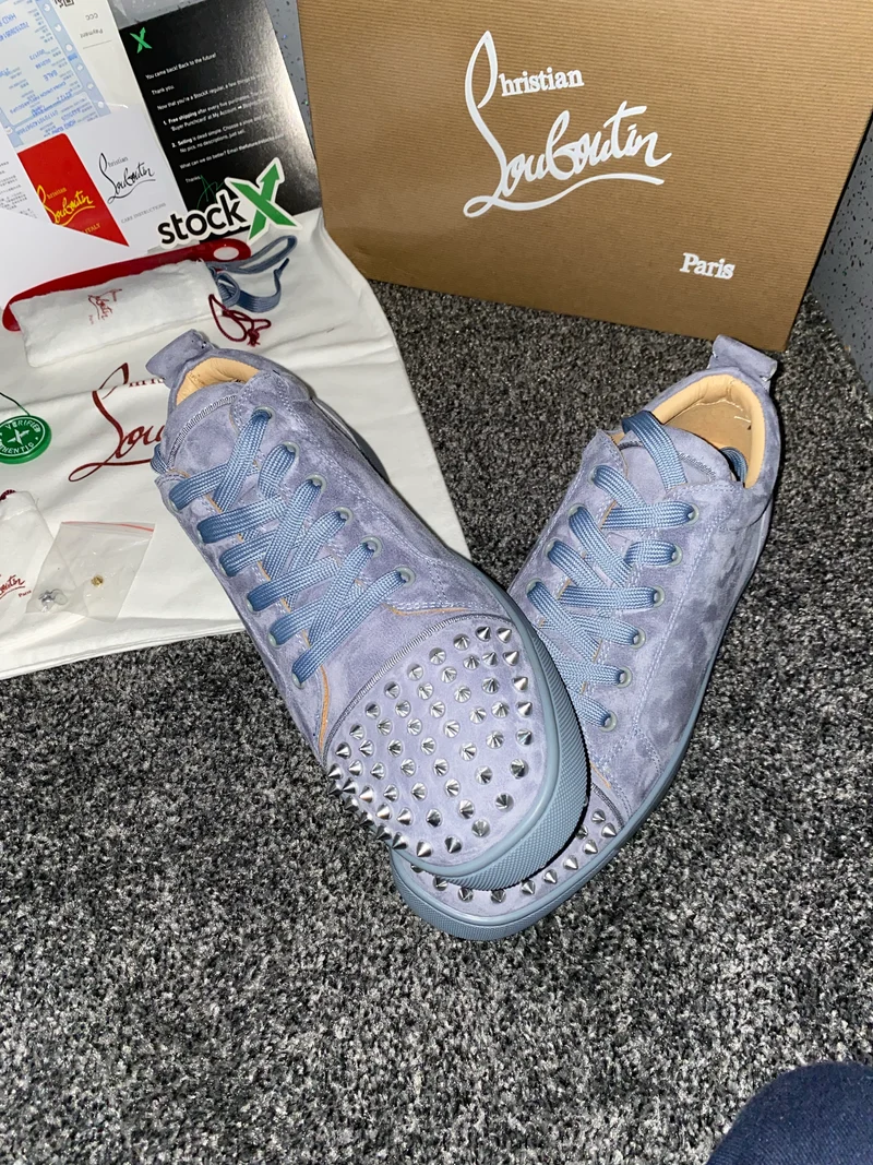 Dark Grey Studded Trainers