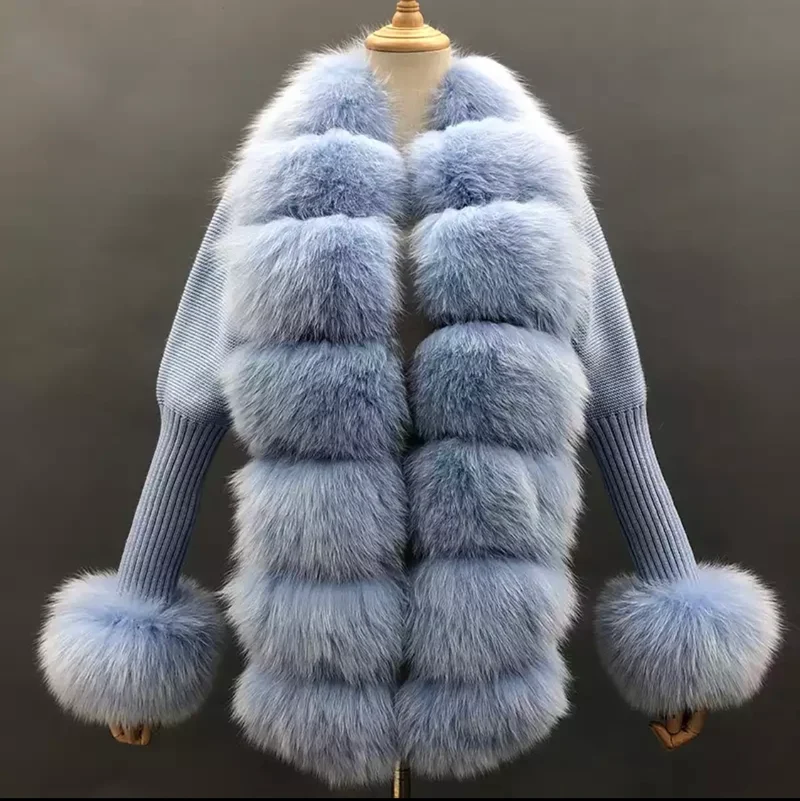 Cashmere Fox Fur Cardigans