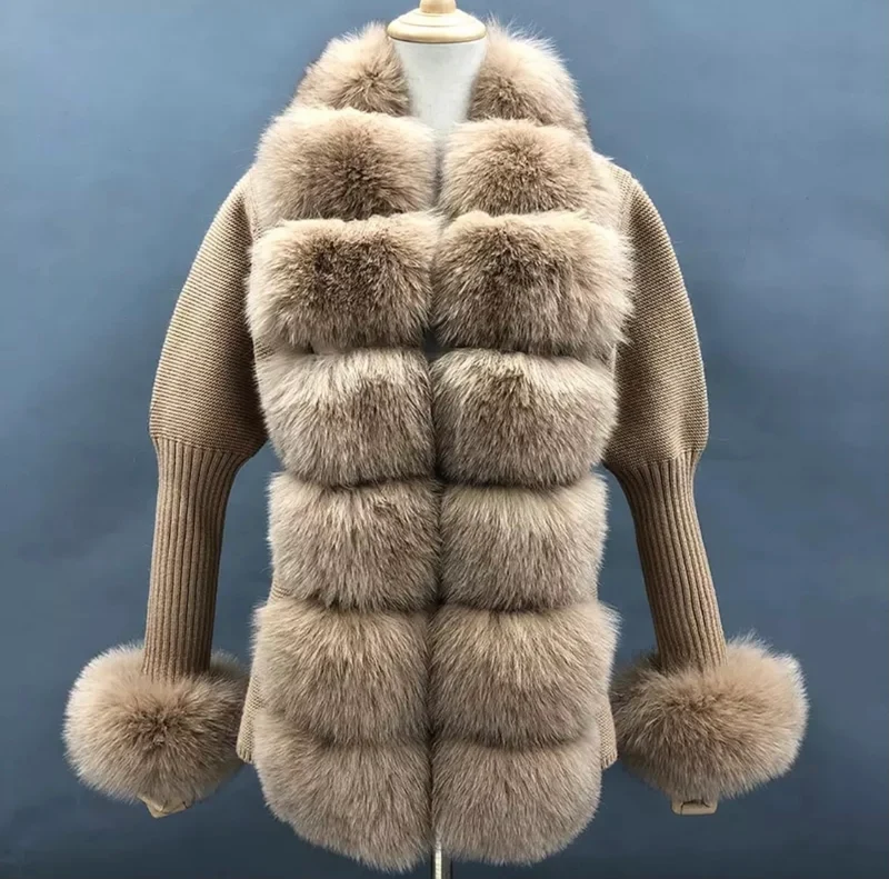 Cashmere Fox Fur Cardigans