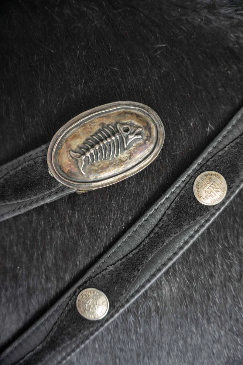 Vintage Pyrate Style Gürtel, XS-S