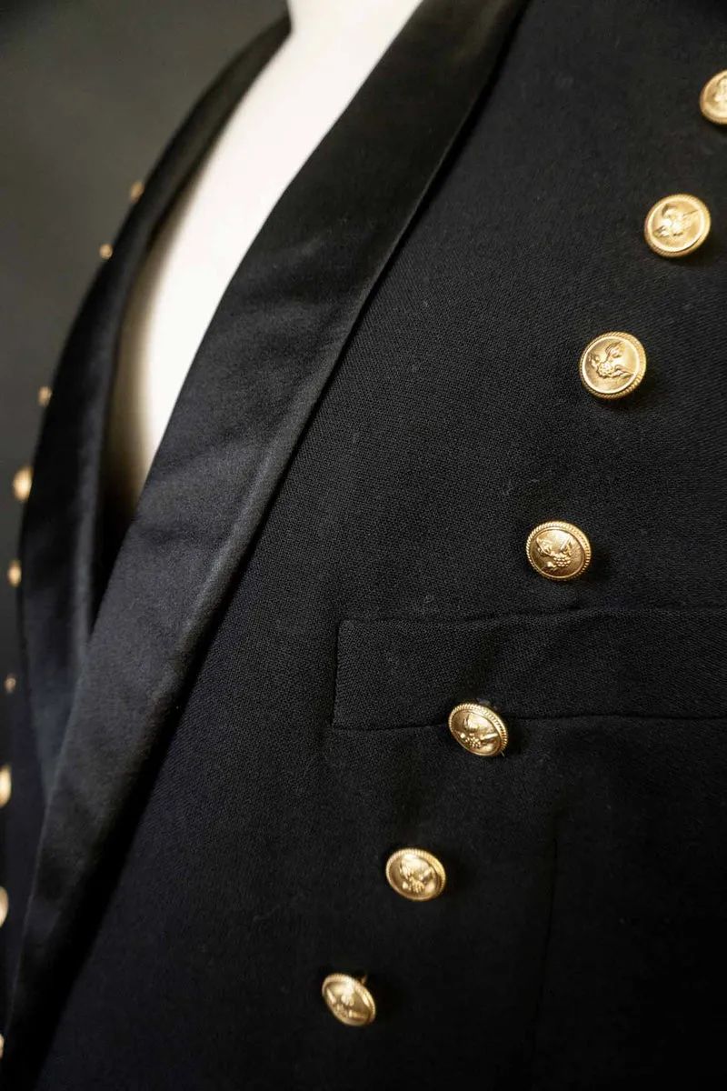 Vintage Napoleom Blazer Schurwolle, M–L